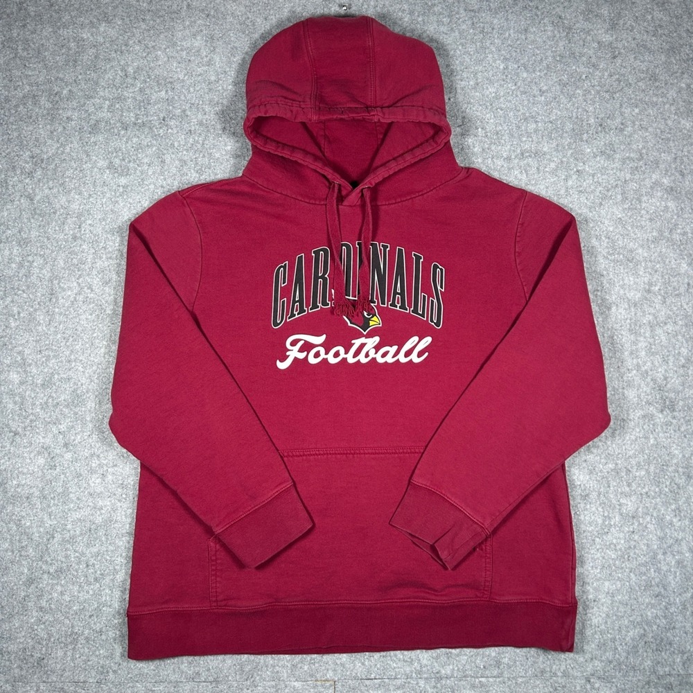 Fanatics NFL Pro Line Arizona Cardinals Football pullover Hoodie Mens 2XL red‎